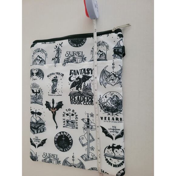 Book Sleeve Book Lover Gifts Book Protector with Zipper, Book Fantasy cover - Picture 4 of 5